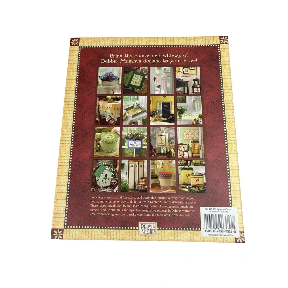 Vtg Debbie Mumms Creative Stenciling Country Farmhouse Book of Stencils 1st Ed